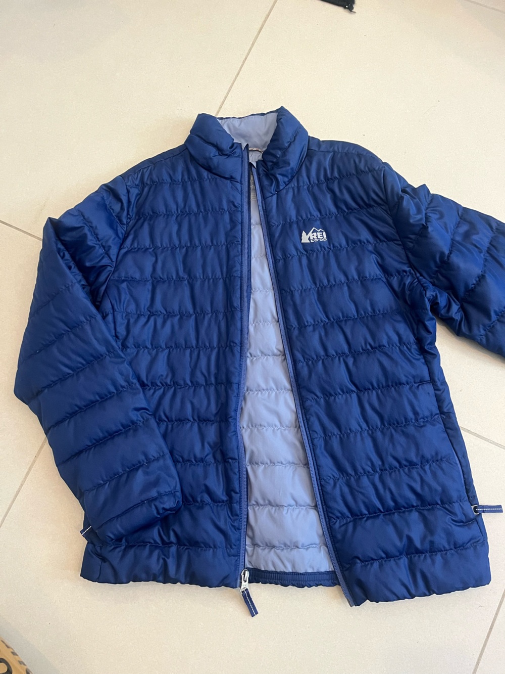 REI Kids Blue Puffer Jacket